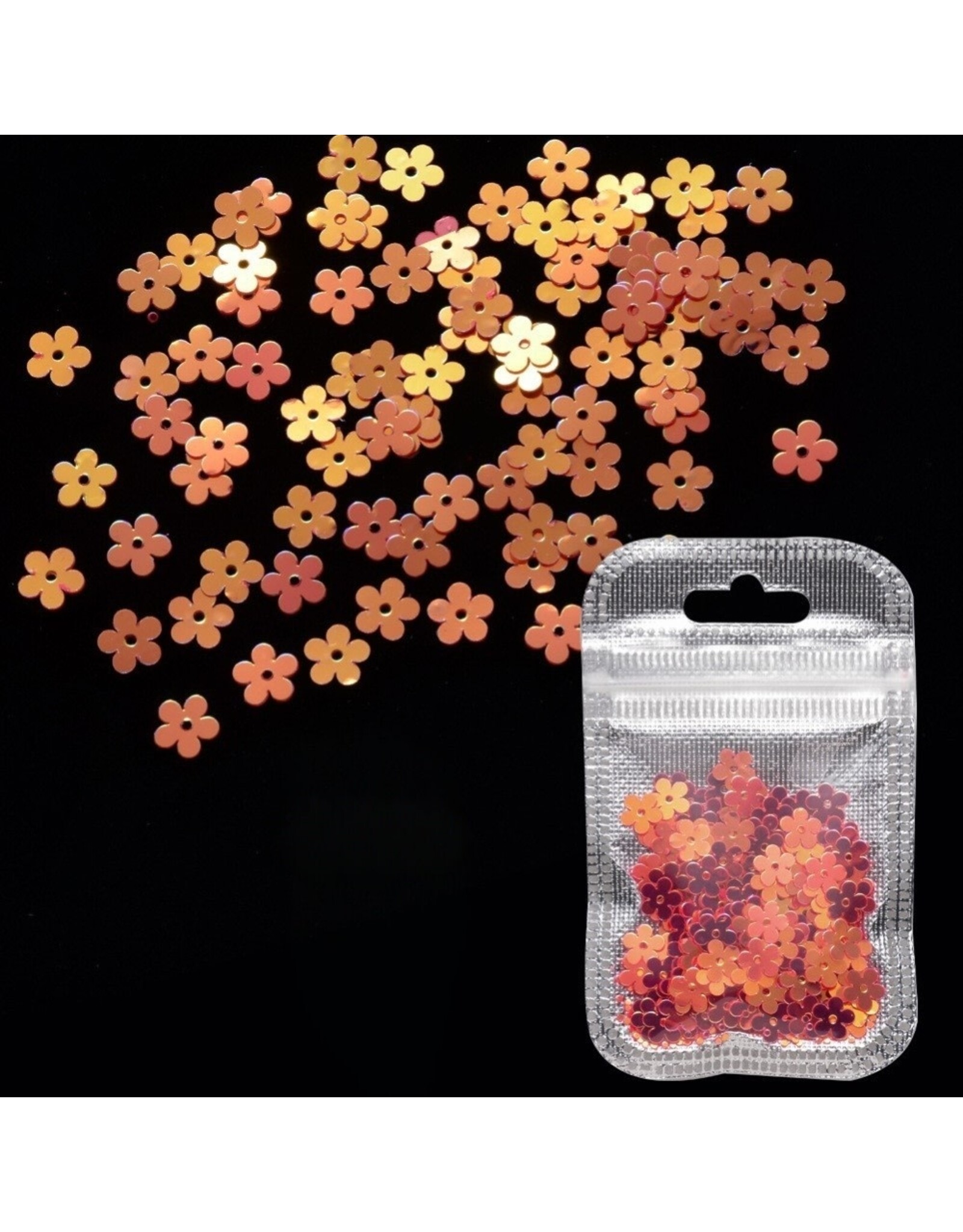 7mm  Flat Flower Sequin 2g