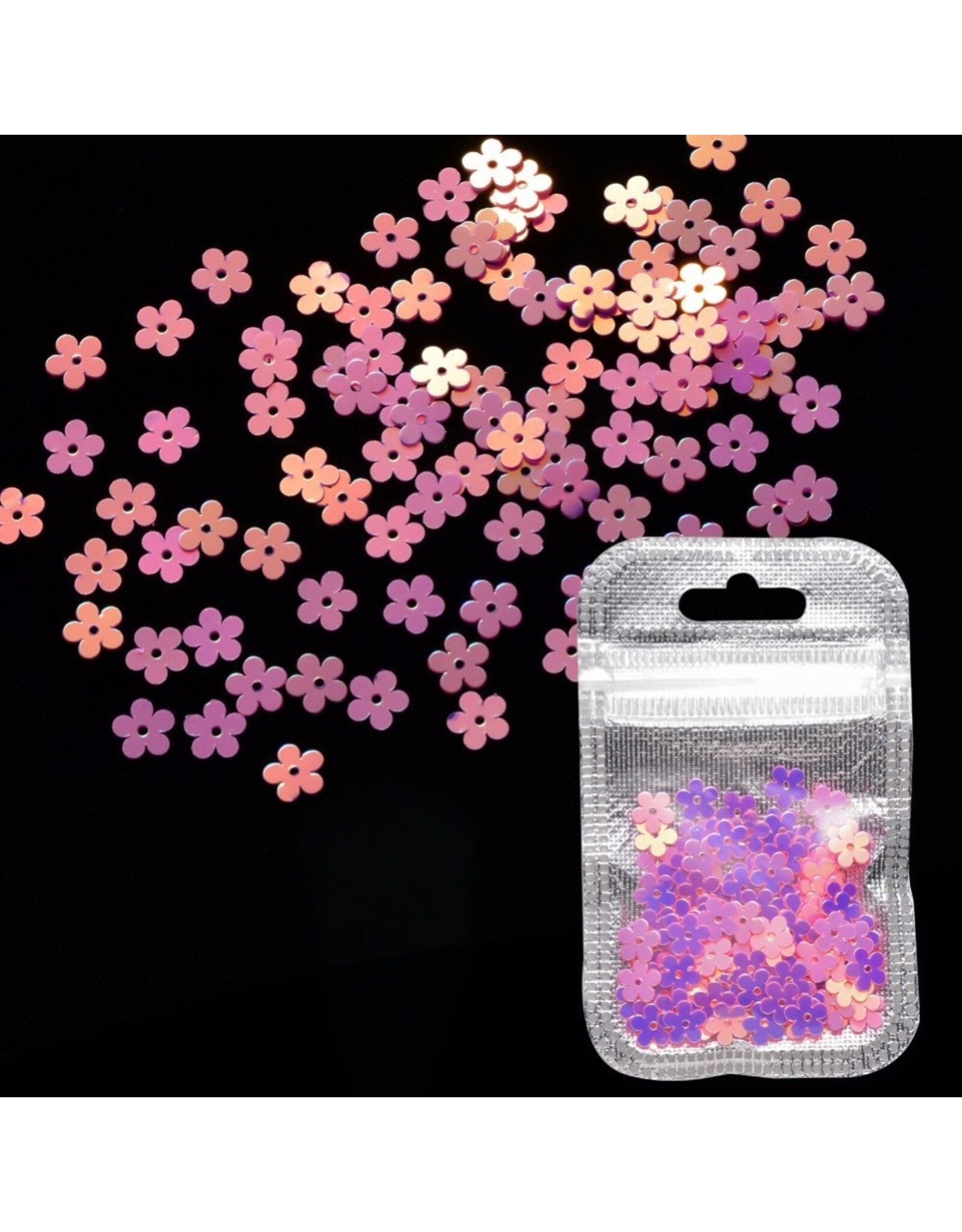 7mm  Flat Flower Sequin 2g