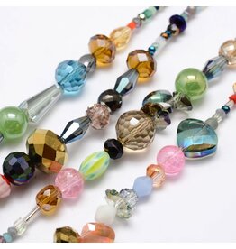 Assorted Shape Multi Colour Strand 15.5"