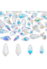Drop Clear AB  Assorted Sizes  x48