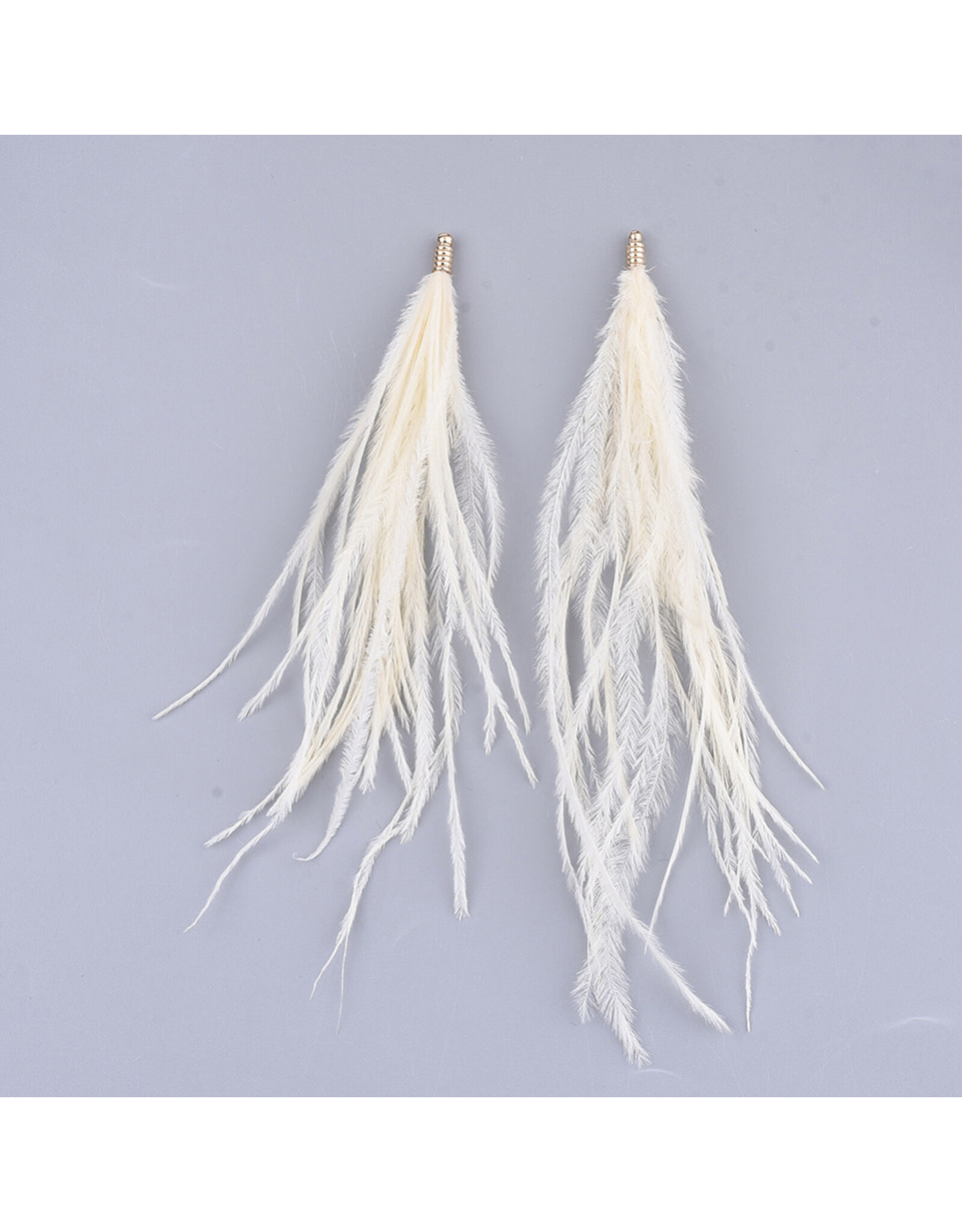 Ostrich Feather Dangle 130mm