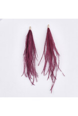 Ostrich Feather Dangle 130mm