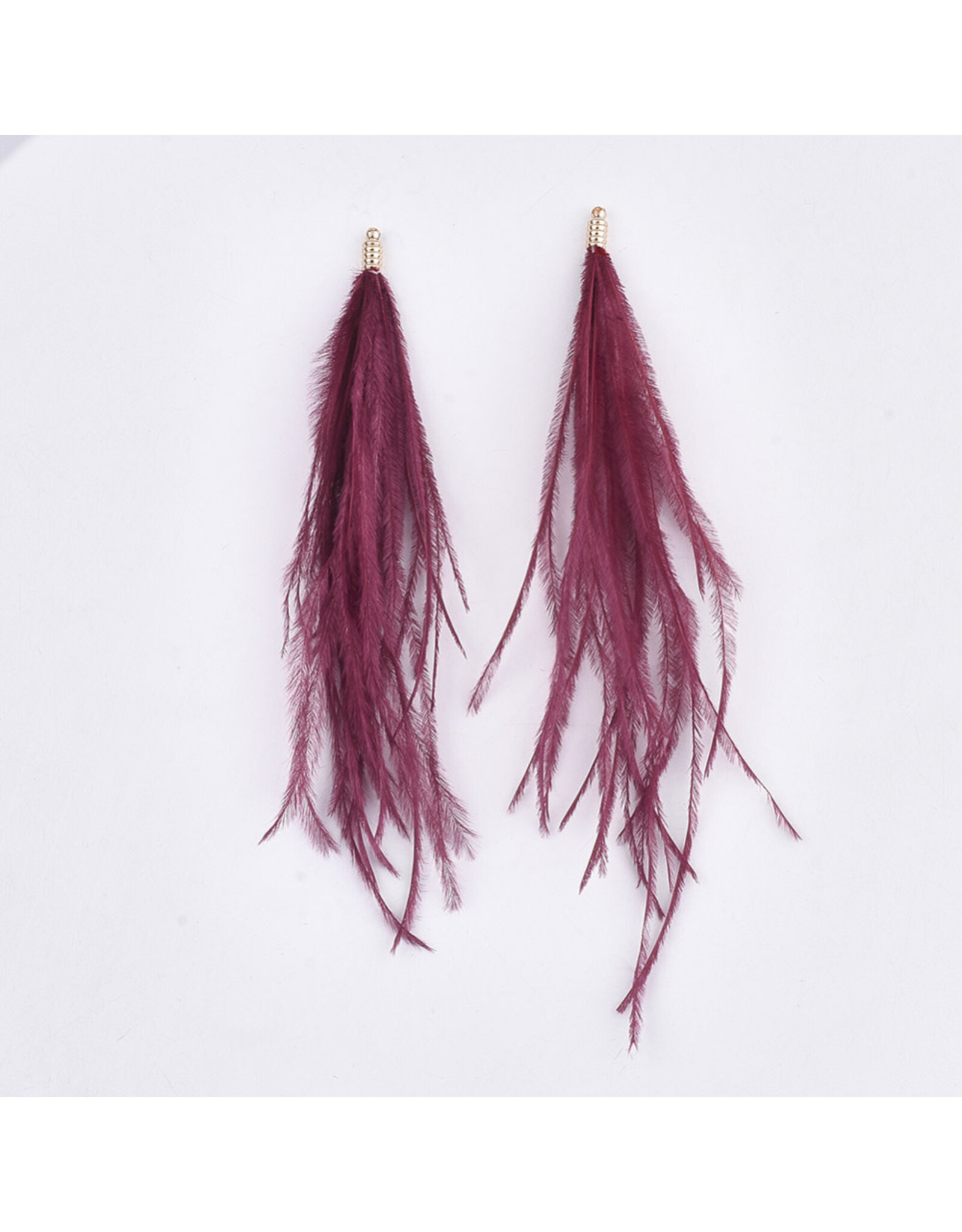 Ostrich Feather Dangle 130mm