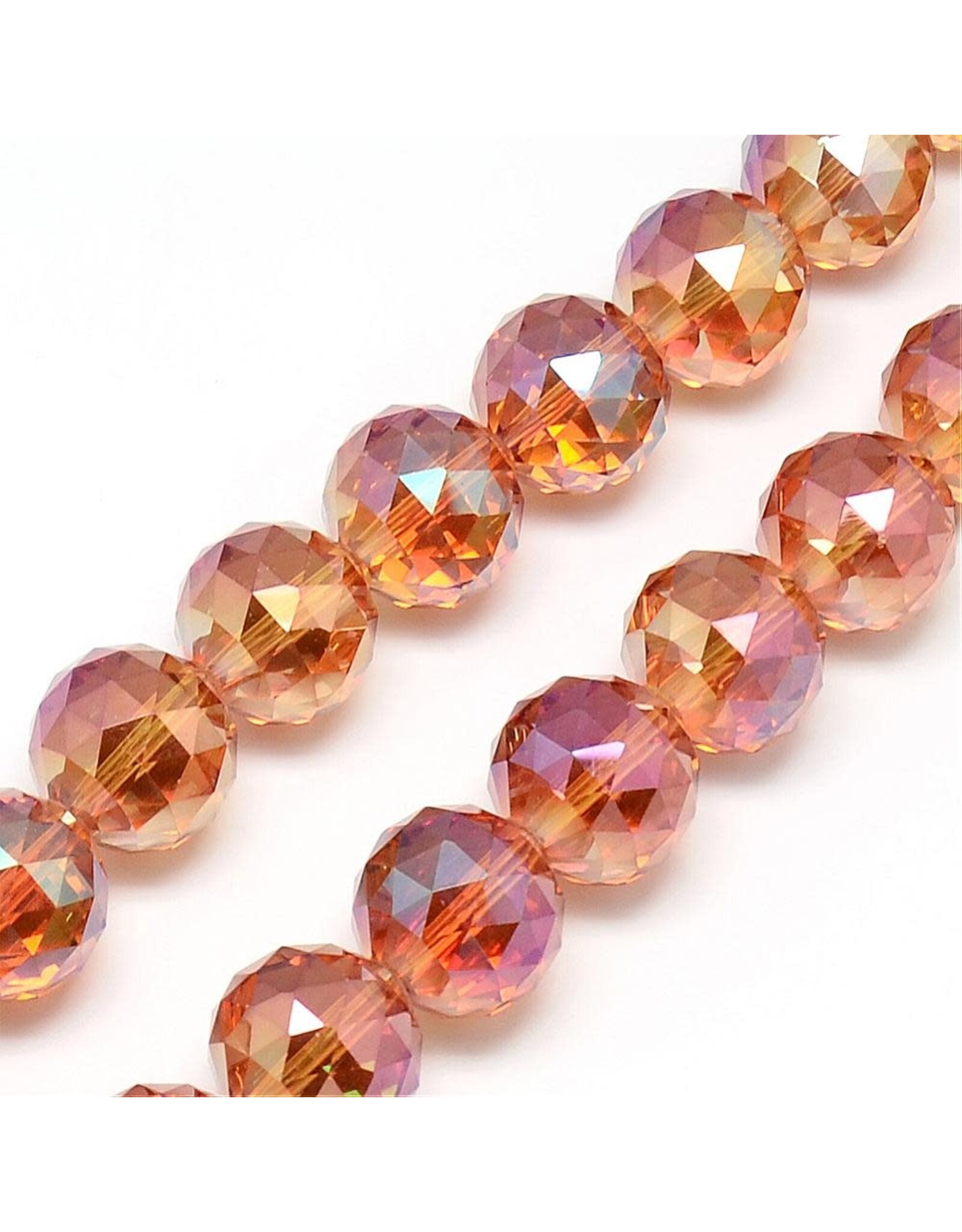 18mm Round  Faceted    x10
