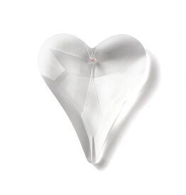 Heart  Clear 67x57mm   x1