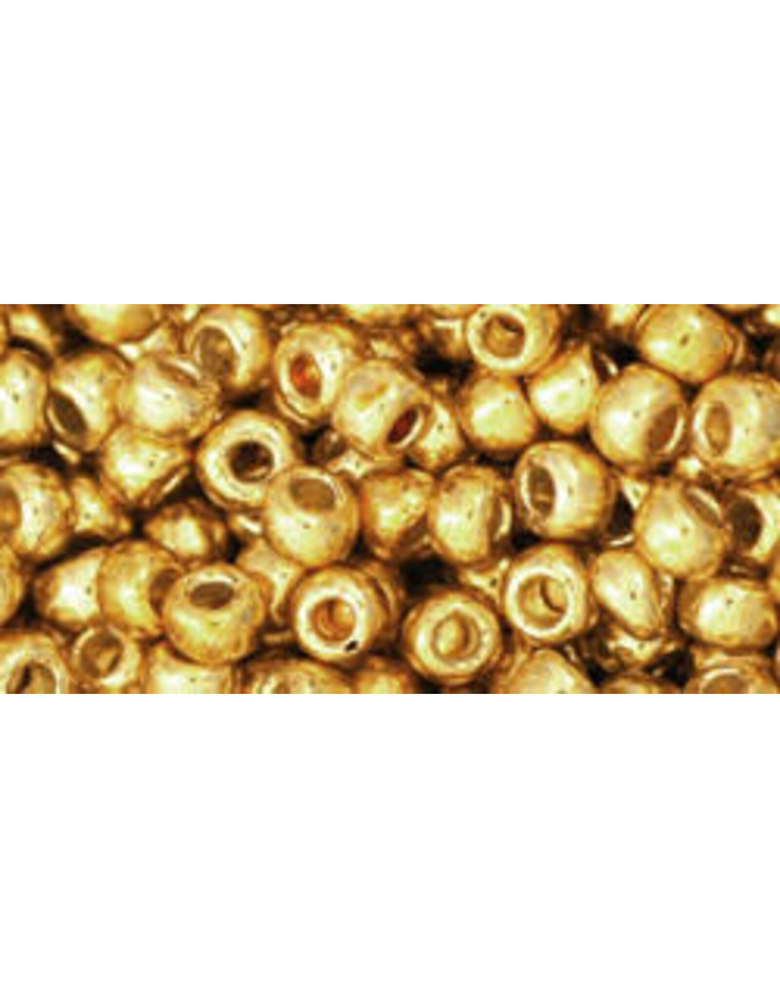 Toho pf557  6  Round 40g  Gold Starlight  Metallic