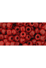 45a 6  Round 40g  Opaque Cherry Red
