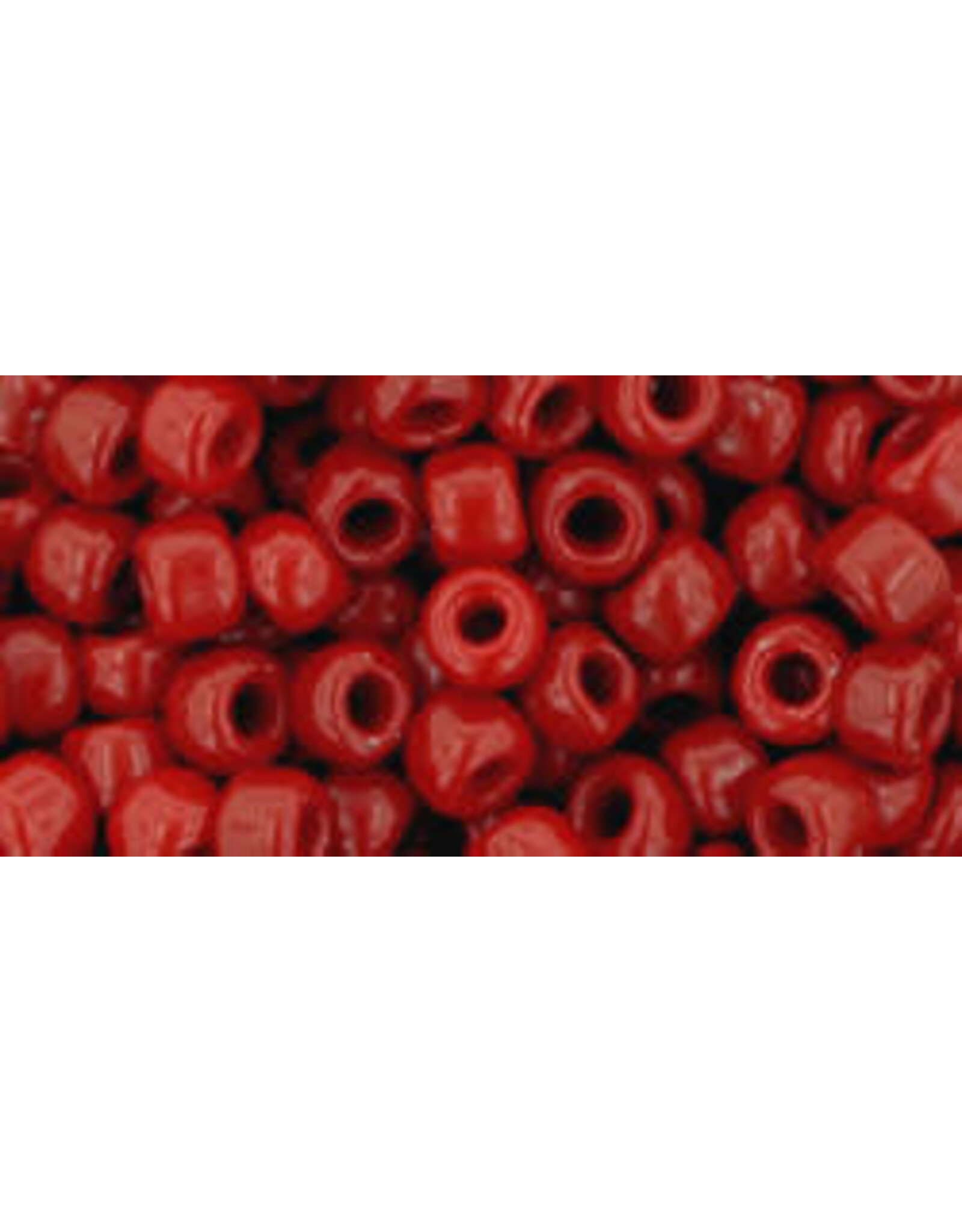 45a 6  Round 40g  Opaque Cherry Red