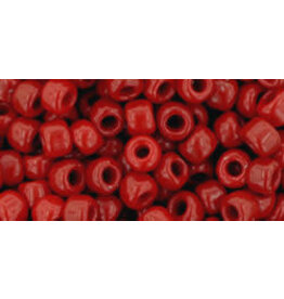 45a 6  Round 40g  Opaque Cherry Red