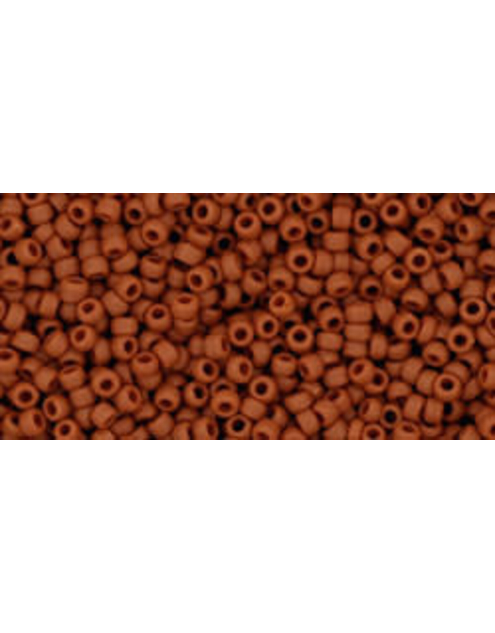 46LF 15 Toho Seed 20g  Opaque Terra Cotta Brown Matte
