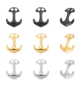 Hook Clasp Stainless Steel For Leather  31x24mm