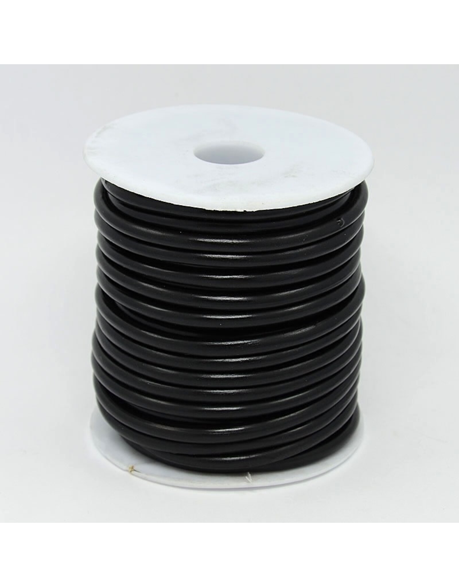 Hollow PVC   5mm  Black (3mm Hole) x1 Meter