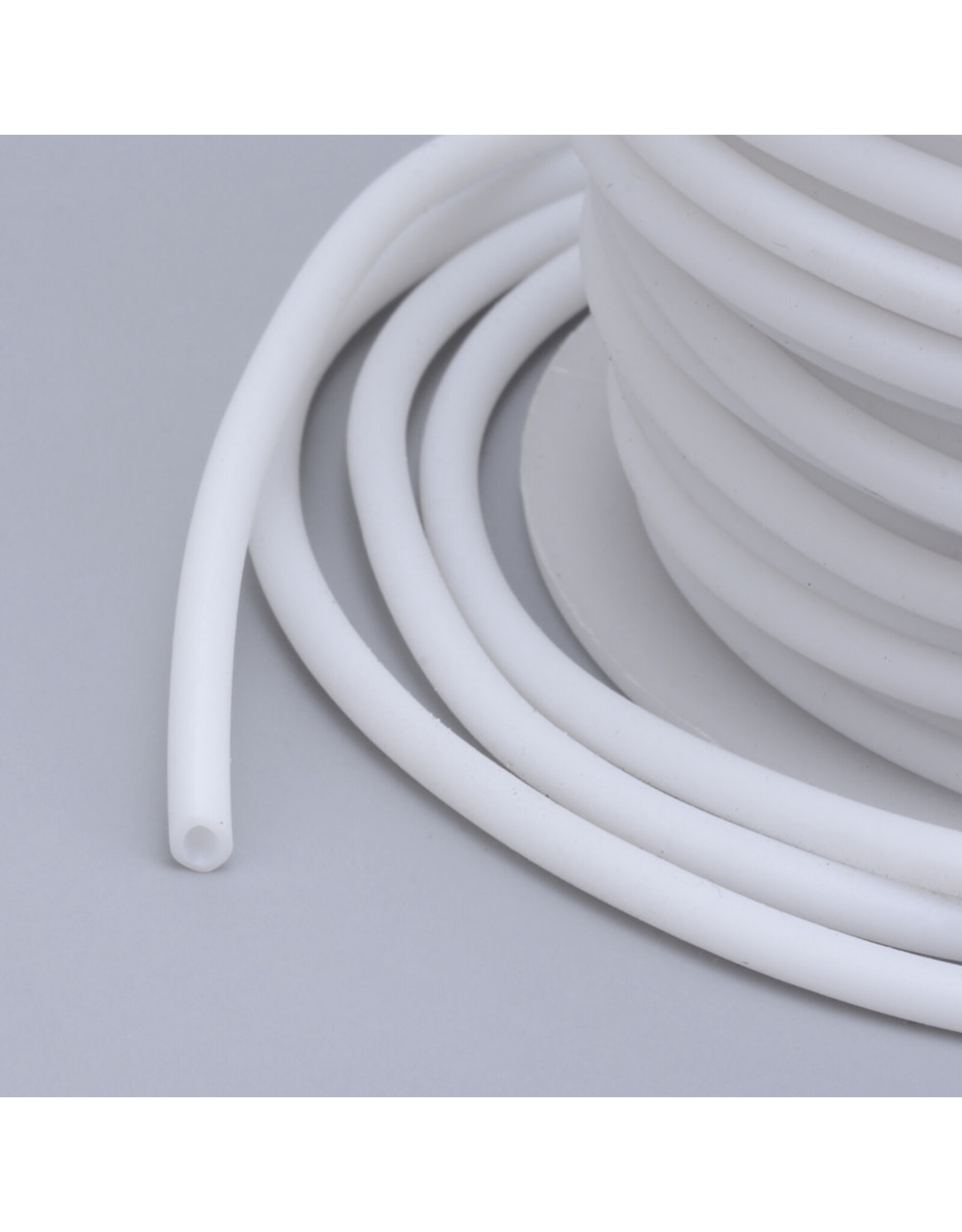 Hollow PVC   4mm  (2mm Hole) x1 Meter