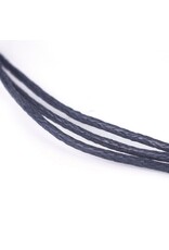 #300-Cotton  Cord  1mm Black x10m