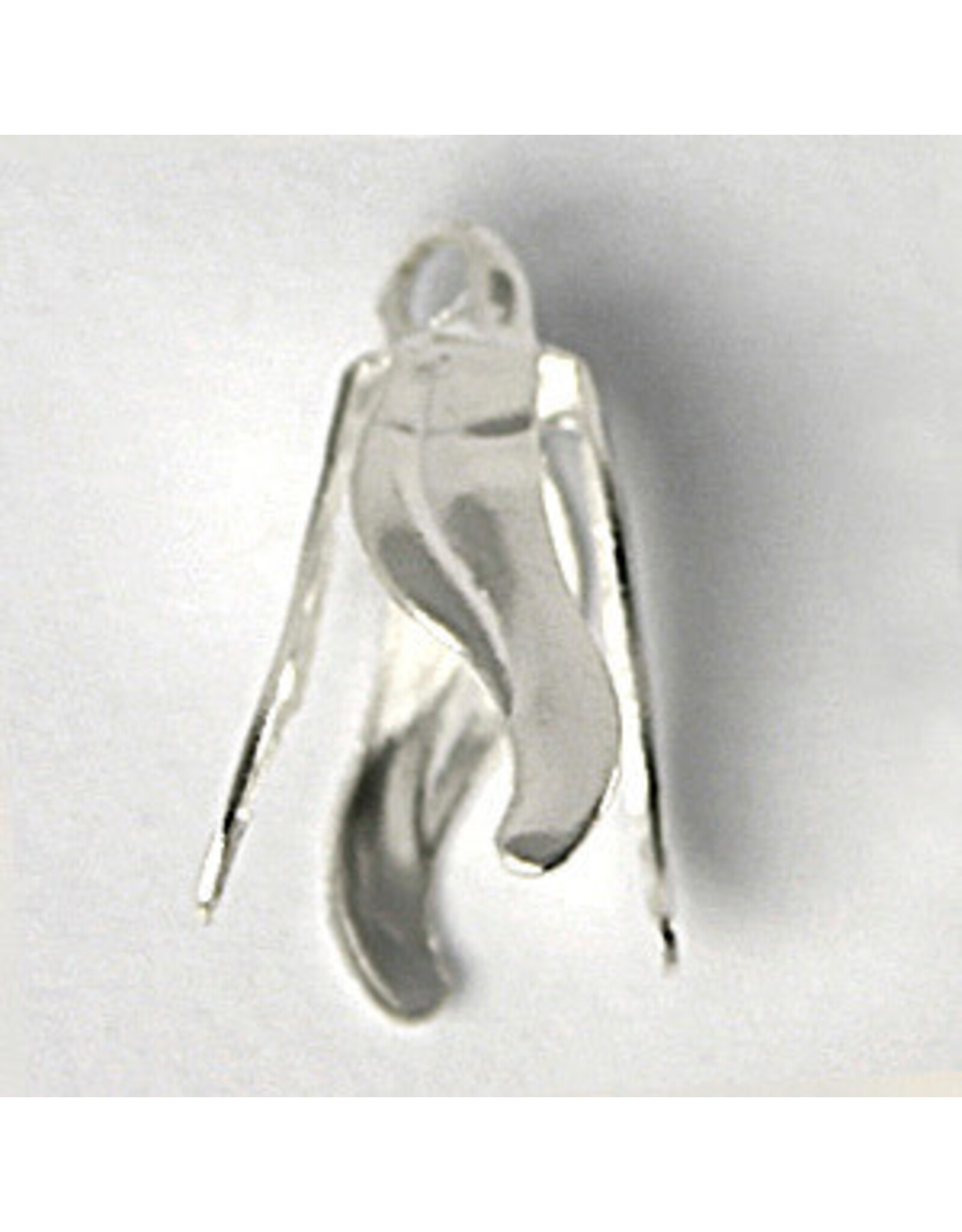 Glue On Leaf Bail  15x10mm  x10