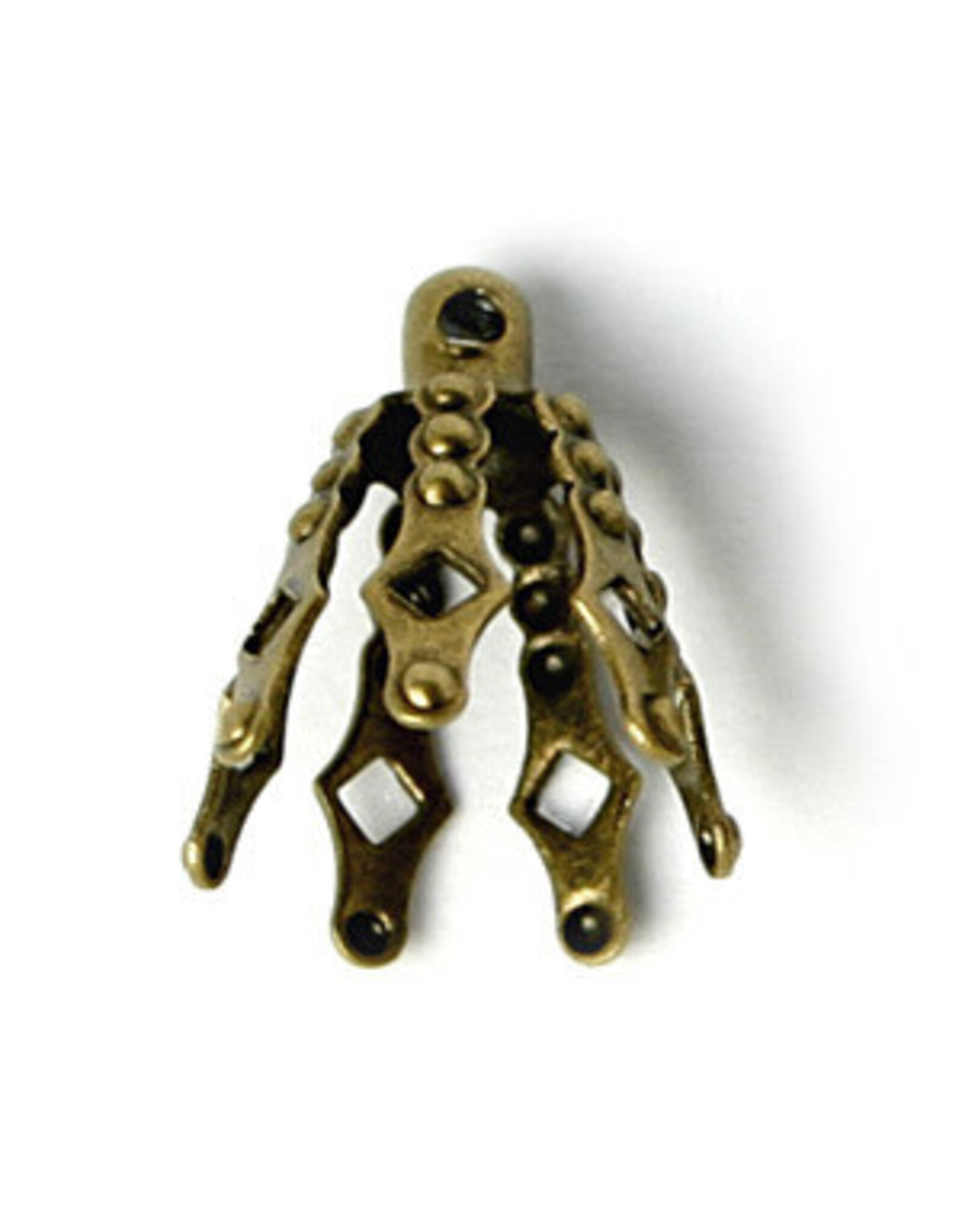 Glue On Filigree Bail 13x10mm  x10