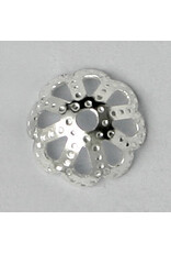 8mm Bead Cap Filigree Silver   x50  NF