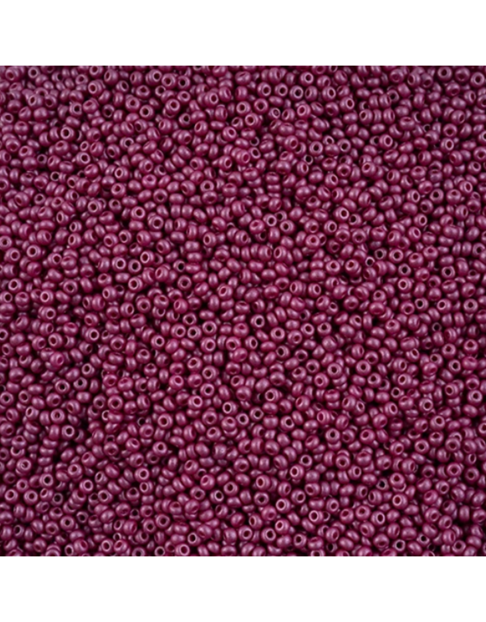 Czech 42112 10  Seed 125g  Opaque Plum Dyed PermaLux