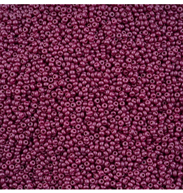 Czech 42112 10  Seed 125g  Opaque Plum Dyed PermaLux