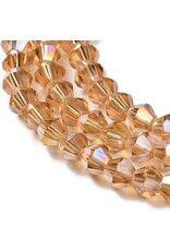 6mm Bicone  Colorado Topaz AB  x45