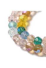 4mm Round  Transparent Multi  AB  x85
