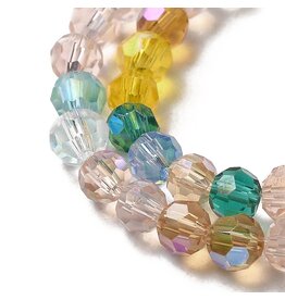 4mm Round  Transparent Multi  AB  x85