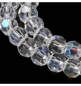 4mm Round  Clear  AB  x85