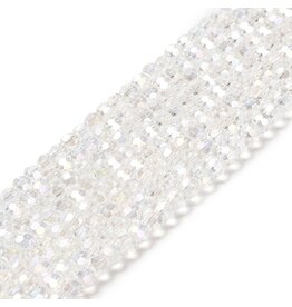 4mm Round  Clear Lustre   x85