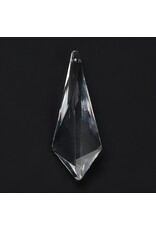 Pointed Drop 120x44mm Clear