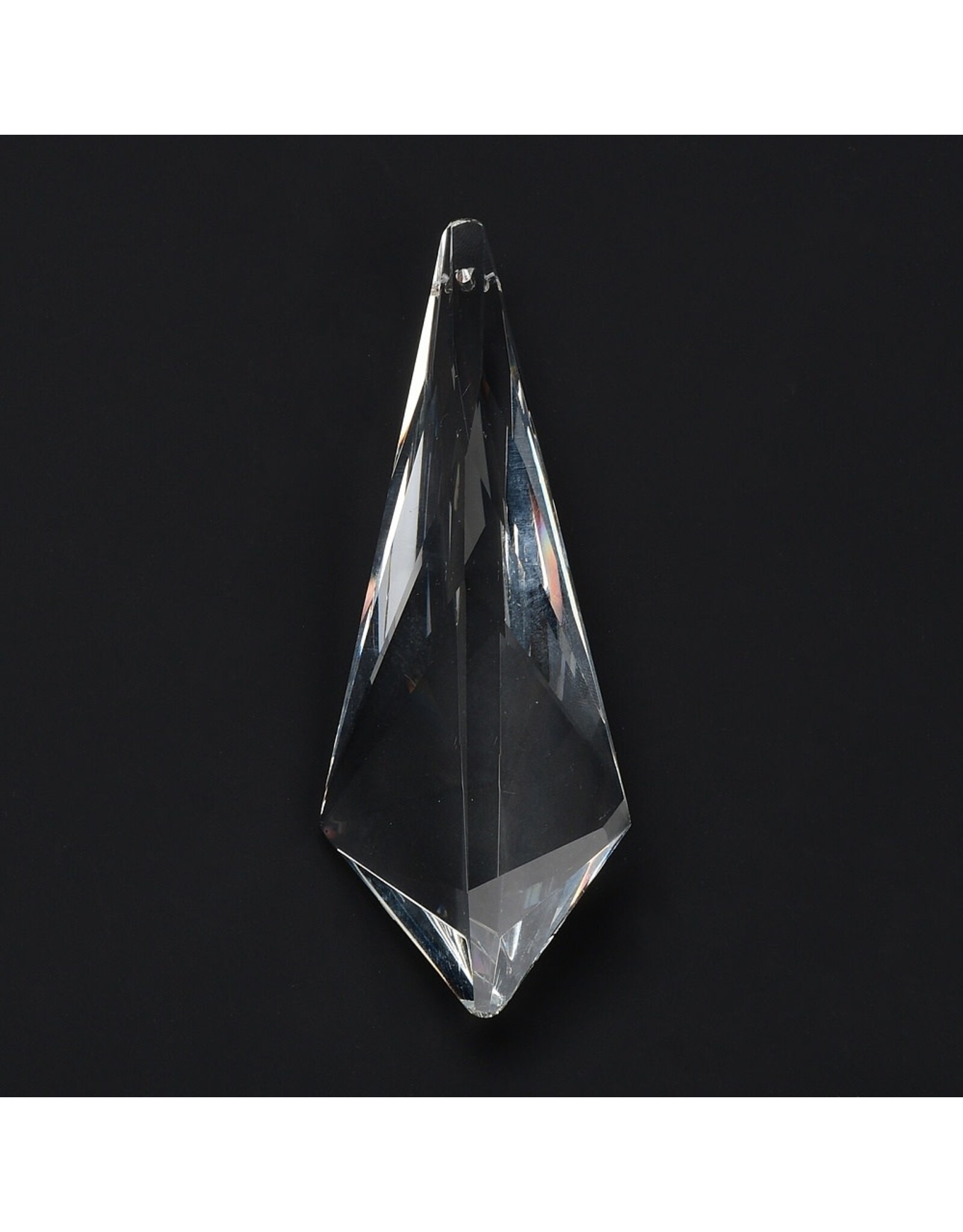 Pointed Drop 120x44mm Clear