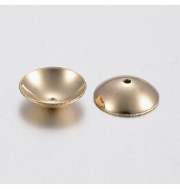 8mm Bead Cap Apetalous   Stainless Steel  x20 NF