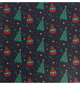 Faux Leather Beading Backing  Trees and Sacks  .7mm thick  8x11"