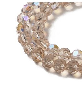 4mm Round  Transparent Colorado Topaz  AB  x85