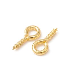 Screw In Bail  10x5mm   Gold