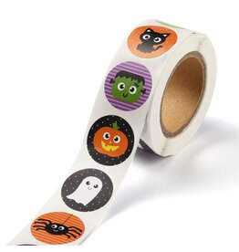 Halloween  Sticker  25mm  x1 Roll  500pcs