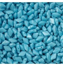 Matubo Gemduo 2 Hole 8x5mm Opaque Turquoise   x40