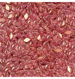 Matubo Gemduo 2 Hole 8x5mm  Crystal Red Lustre    x40