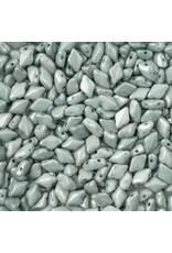 Matubo Gemduo 2 Hole 8x5mm   Chalk Green Lustre   x40