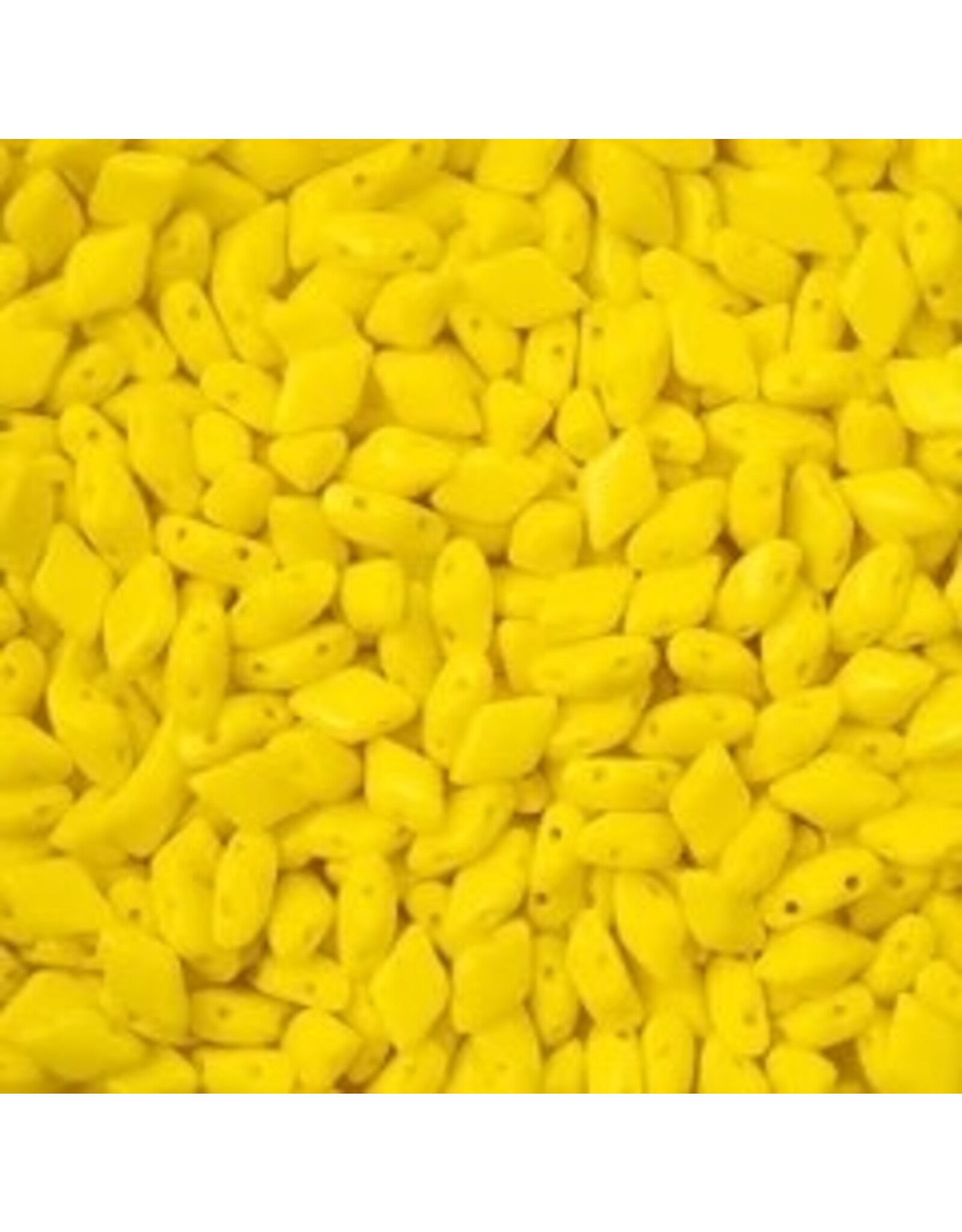 Matubo Gemduo 2 Hole 8x5mm   Opaque Yellow    x40