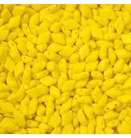 Matubo Gemduo 2 Hole 8x5mm   Opaque Yellow    x40