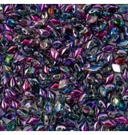 Matubo Gemduo 2 Hole 8x5mm  Crystal Magic Blue/Pink  AB   x40