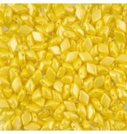 Matubo Gemduo 2 Hole 8x5mm   Pearl Yellow   x40