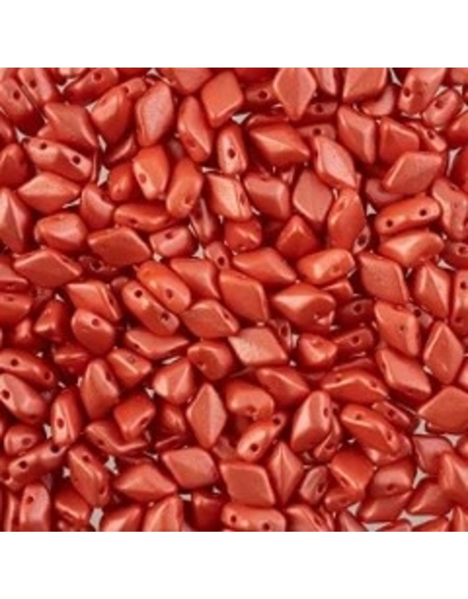 Matubo Gemduo 2 Hole 8x5mm  Pearl Coral  x40