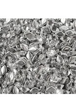 Matubo Gemduo 2 Hole 8x5mm  Backlit Silver   x40