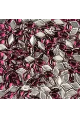 Matubo Gemduo 2 Hole 8x5mm   Backlit   Amethyst    x40