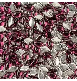 Matubo Gemduo 2 Hole 8x5mm   Backlit   Amethyst    x40