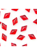 Matubo Gemduo 2 Hole 8x5mm   Backlit   Ruby   x40
