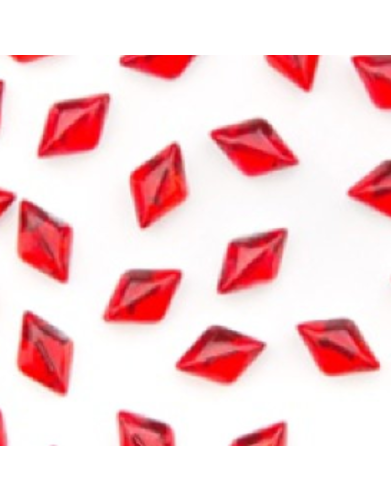 Matubo Gemduo 2 Hole 8x5mm   Backlit   Ruby   x40
