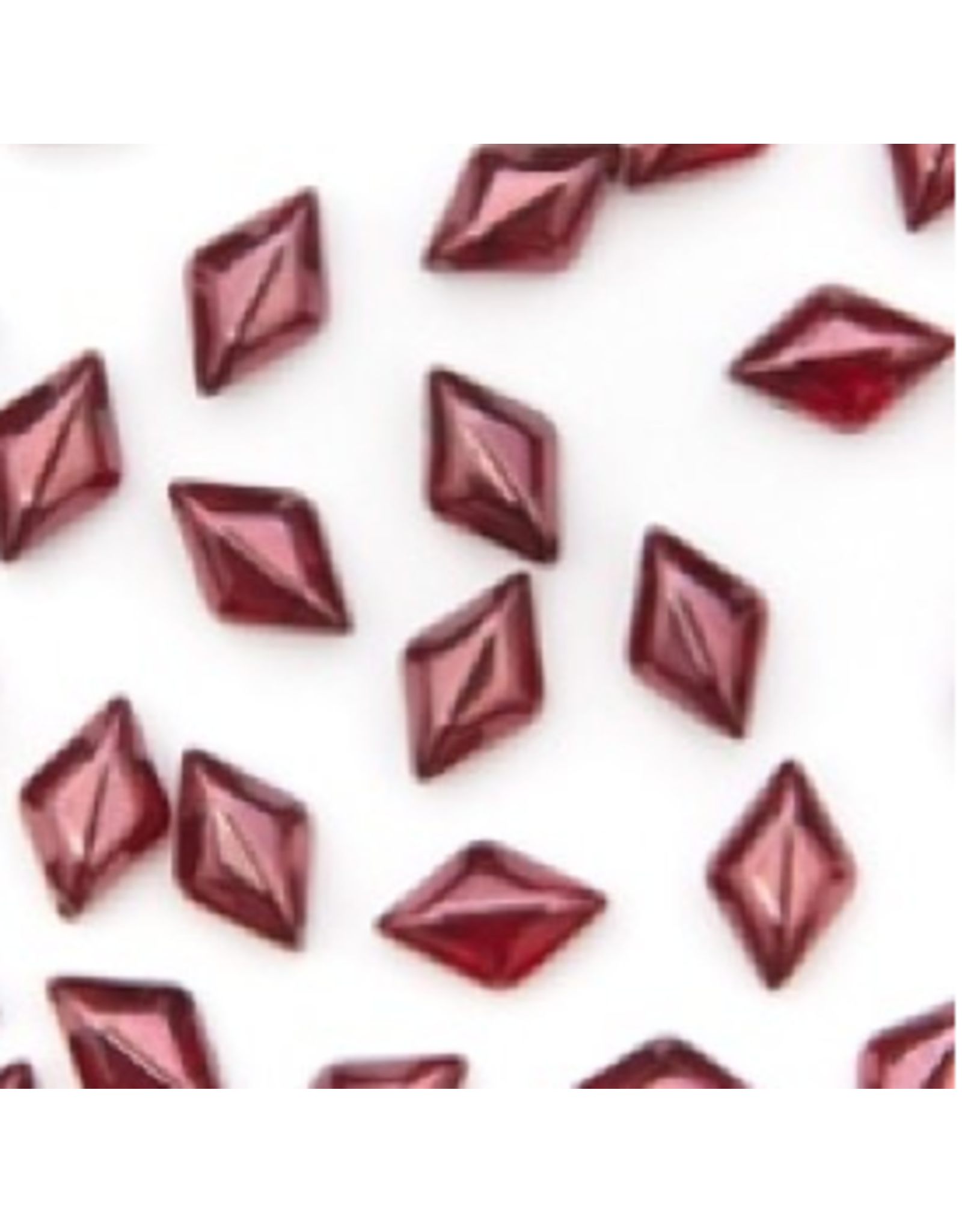 Matubo Gemduo 2 Hole 8x5mm Ruby Vega   x40