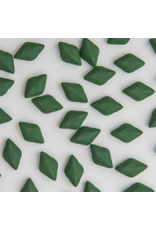 Matubo Gemduo 2 Hole 8x5mm  Neon Forest Green   x40